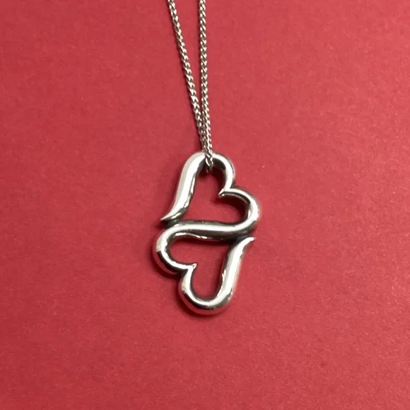 James Avery Silver Heart Pendant Necklace - Picture 3 of 6